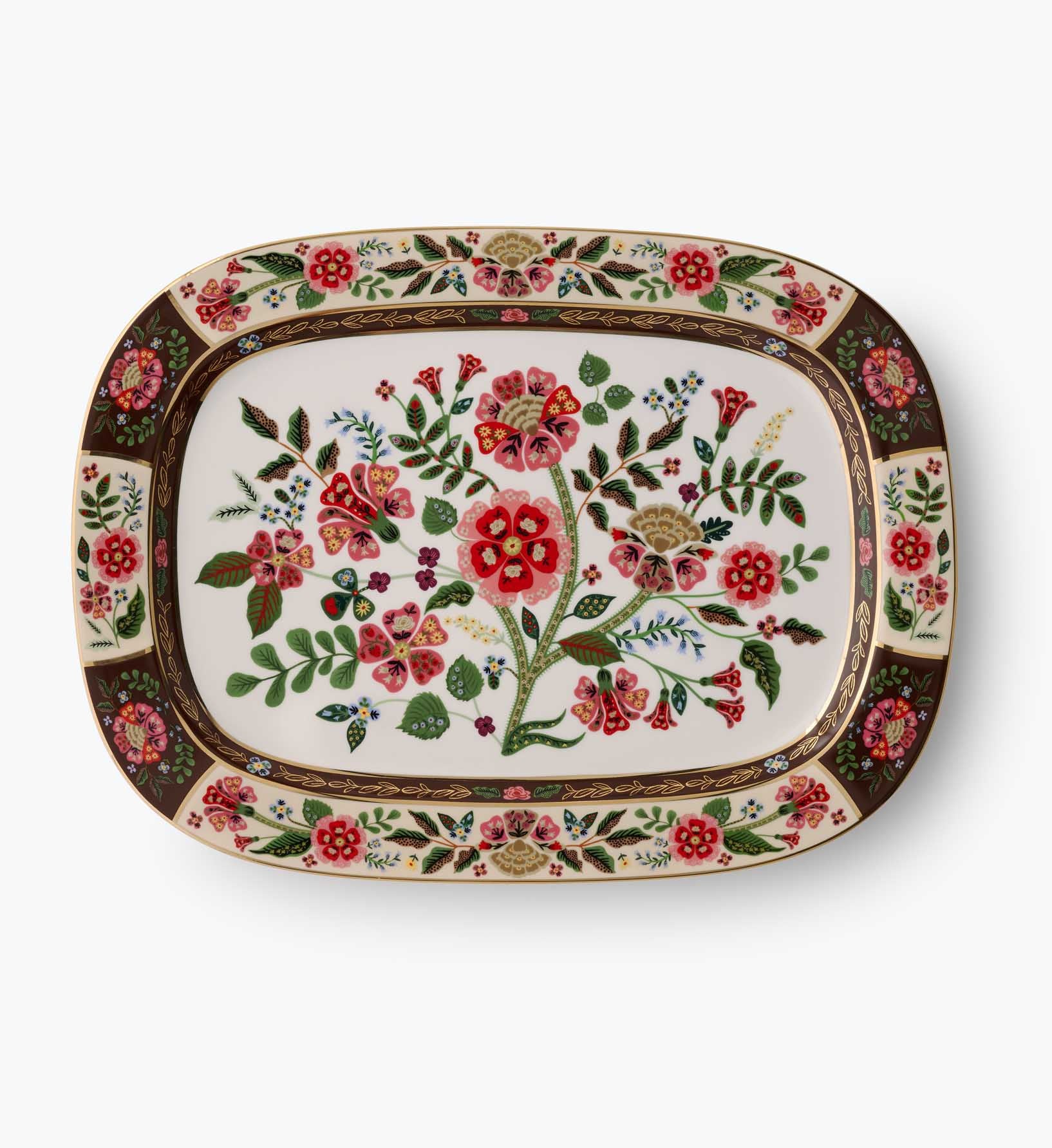 Large Porcelain Serving Platter - Gracie